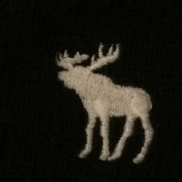 Abercrombie & Fitch Small Dark Navy V-Neck Sweater - Picture 6 of 7